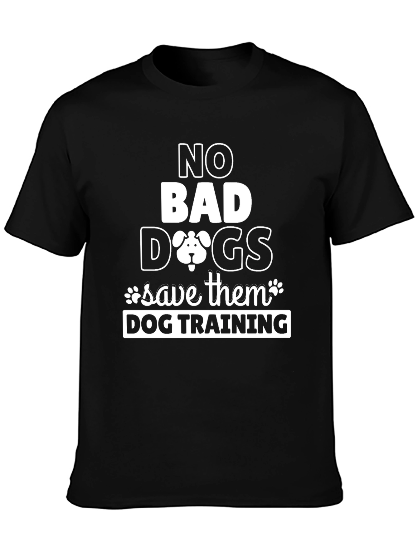 No Bad Dogs T-Shirt - Dog Training Rescue Tee