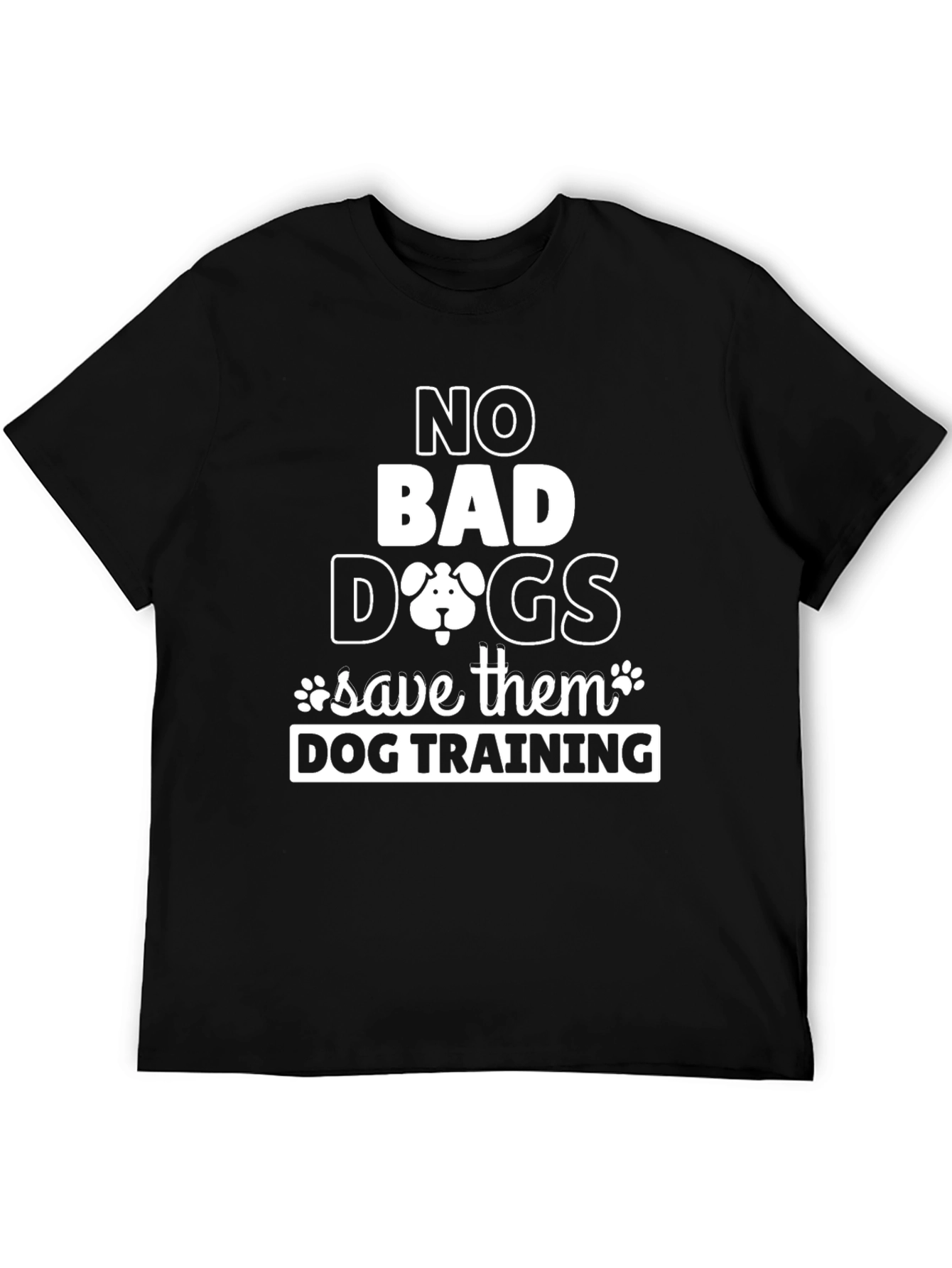 No Bad Dogs T-Shirt - Dog Training Rescue Tee