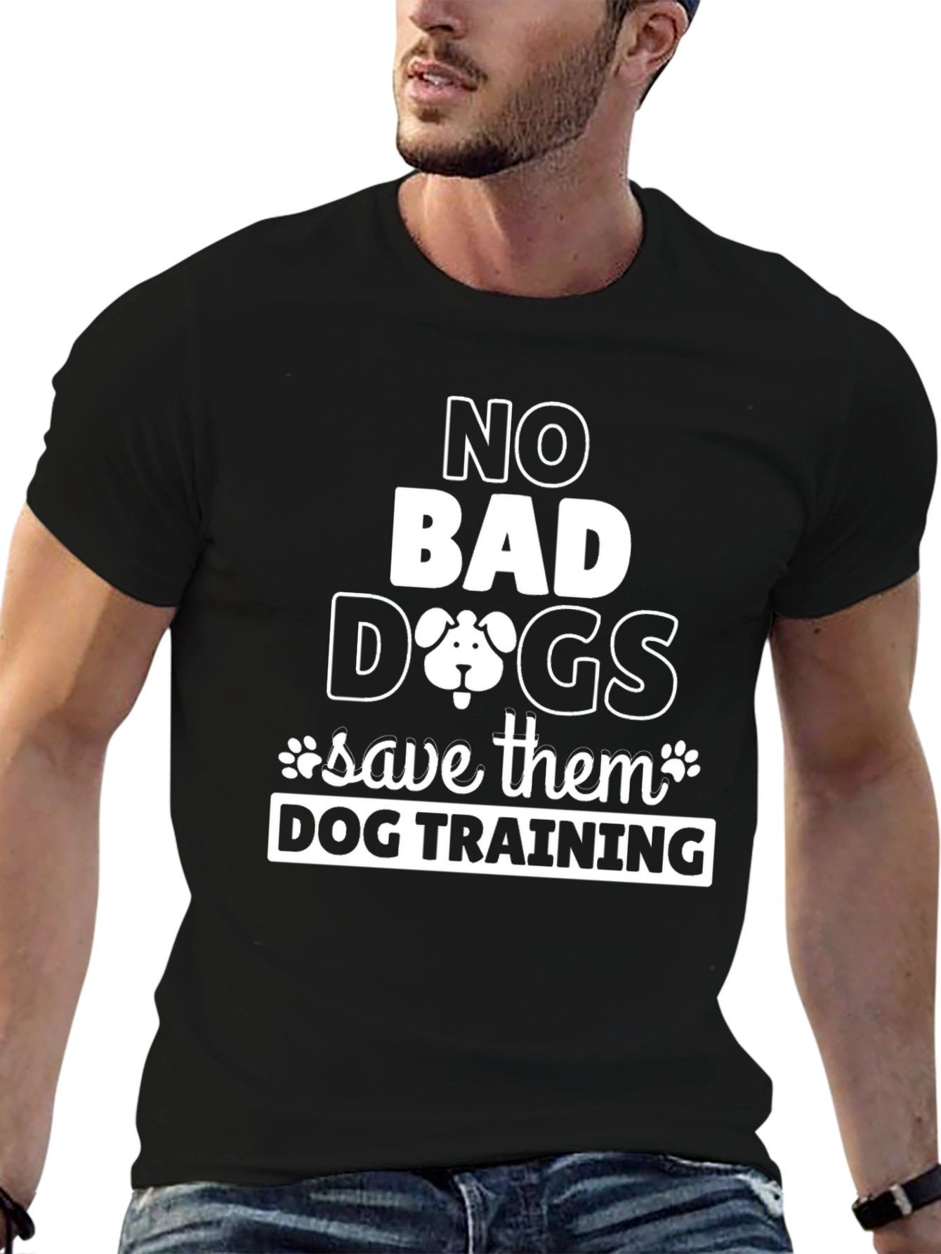 No Bad Dogs T-Shirt - Dog Training Rescue Tee
