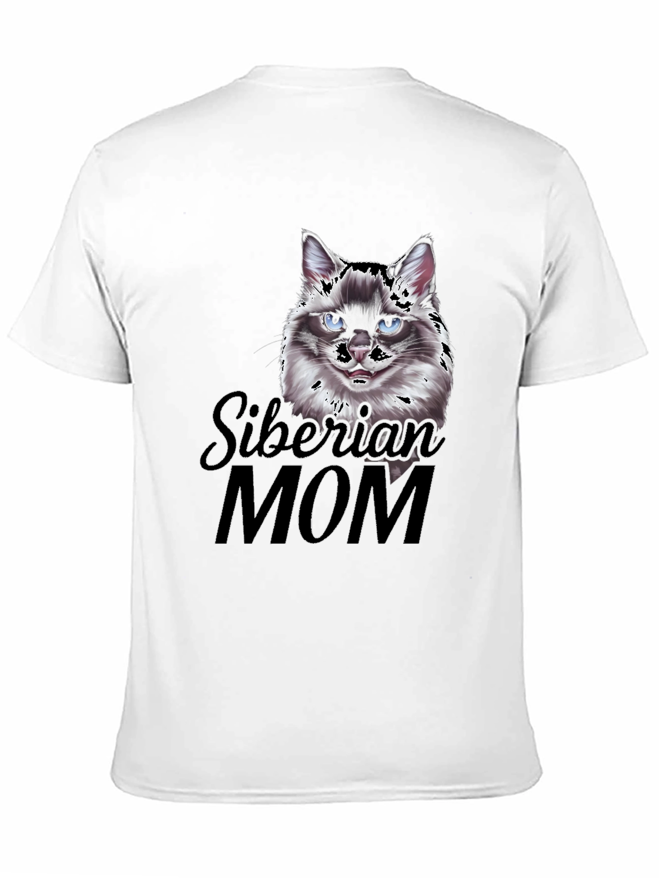 Siberian Cat Mom Graphic Tee