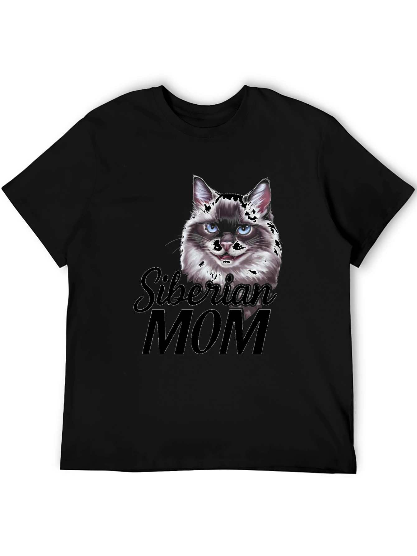 Siberian Cat Mom Graphic Tee