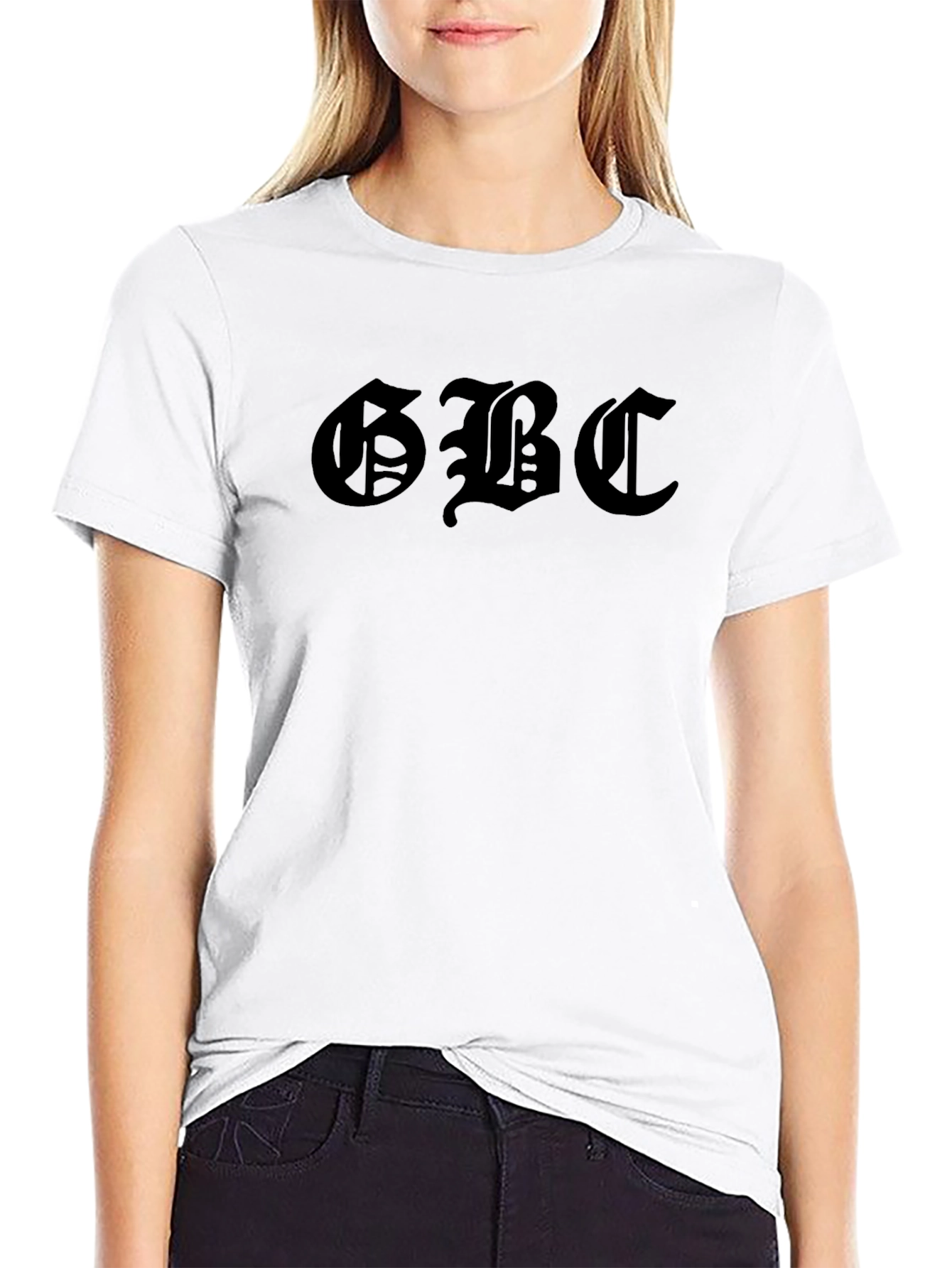 GBC Gothic Lettering Black T-Shirt