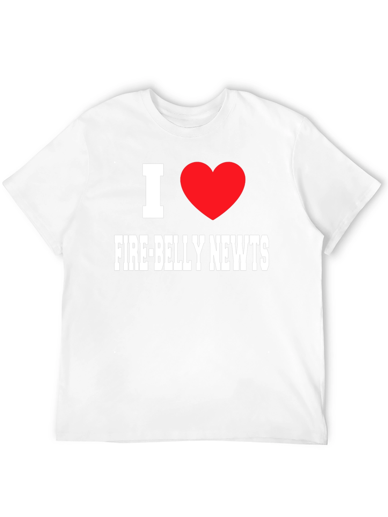 I Heart Fire-Belly Newts Graphic T-Shirt