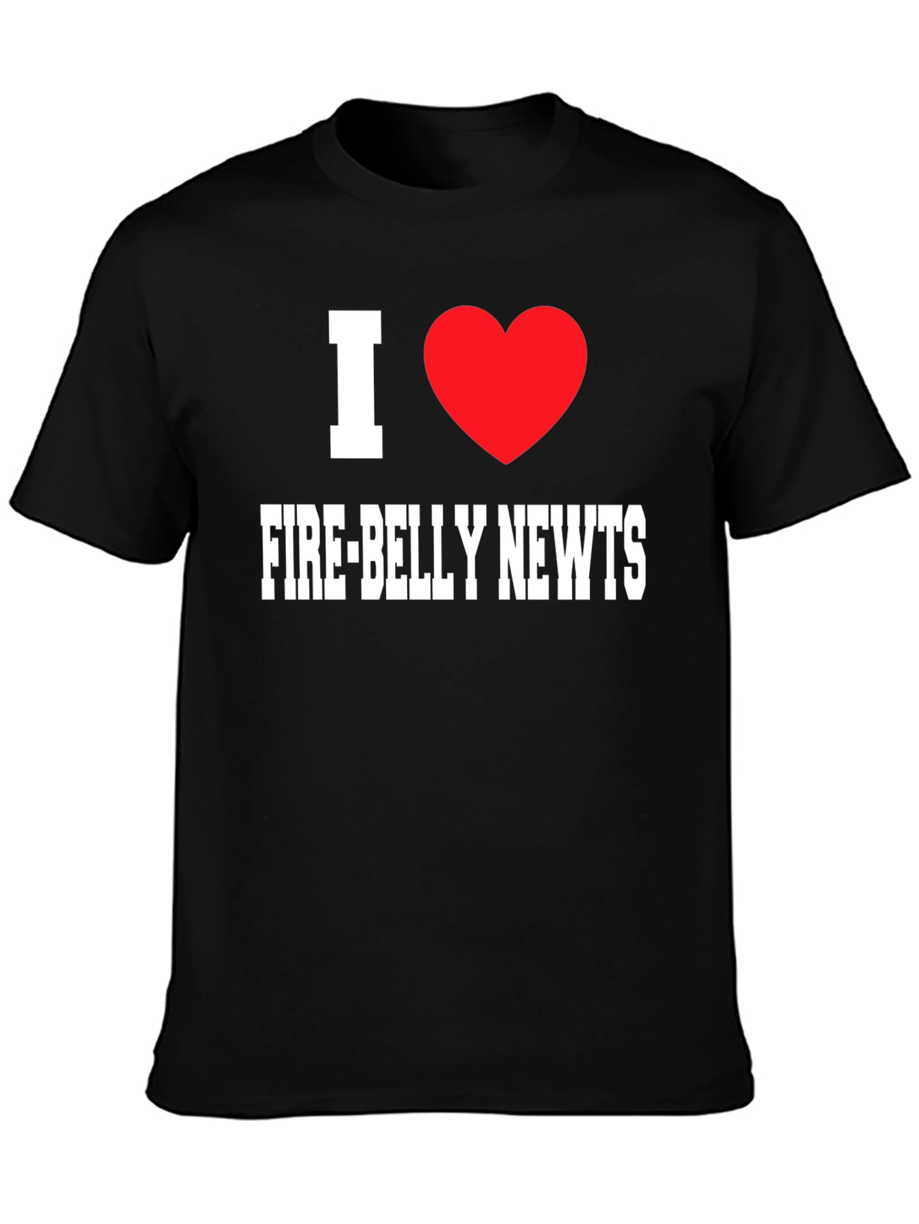 I Heart Fire-Belly Newts Graphic T-Shirt