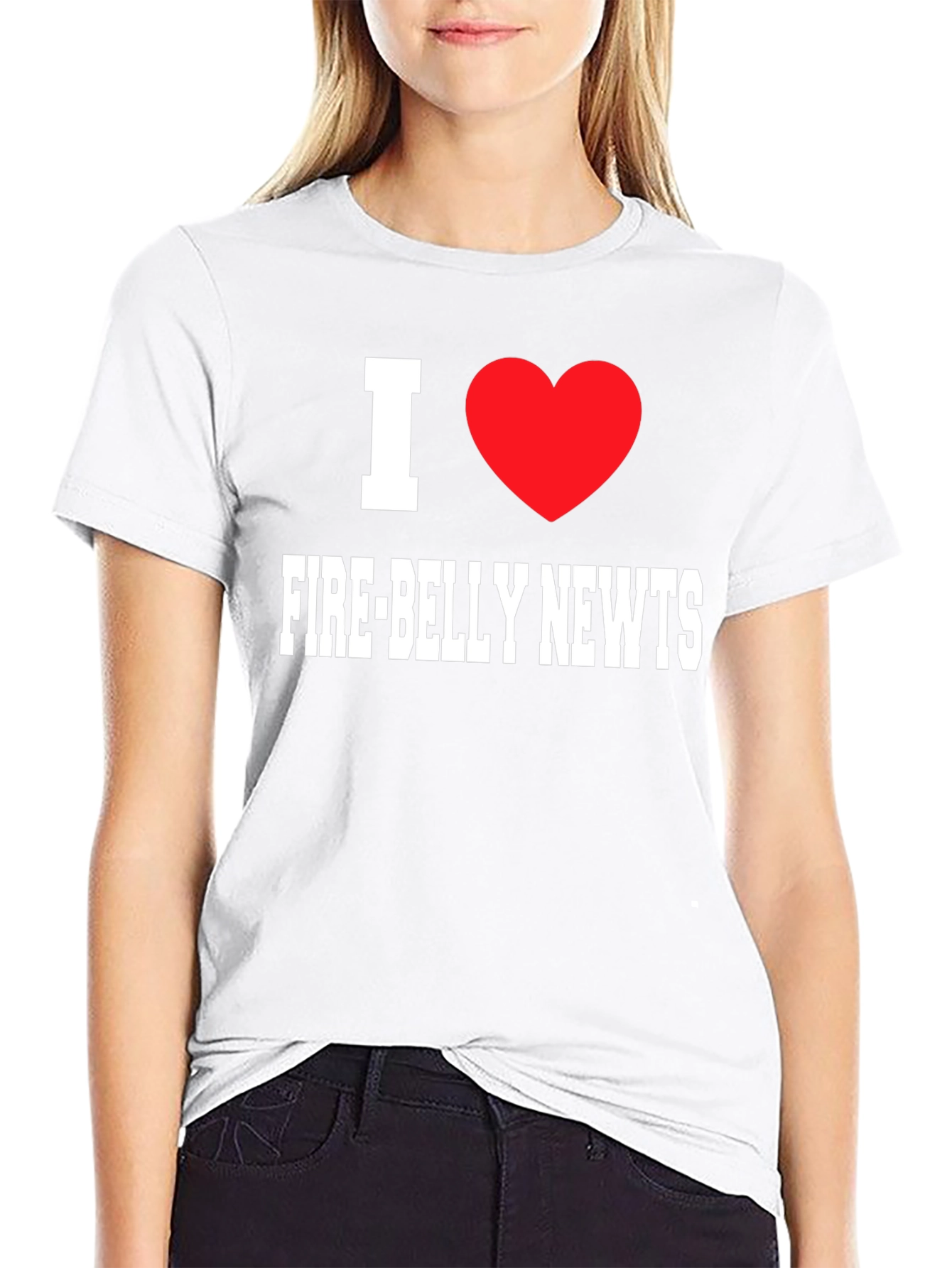 I Heart Fire-Belly Newts Graphic T-Shirt