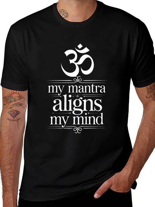 Om My Mantra Aligns My Mind Graphic Tee