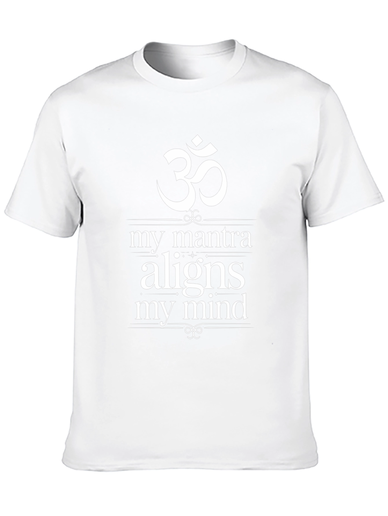 Om My Mantra Aligns My Mind Graphic Tee