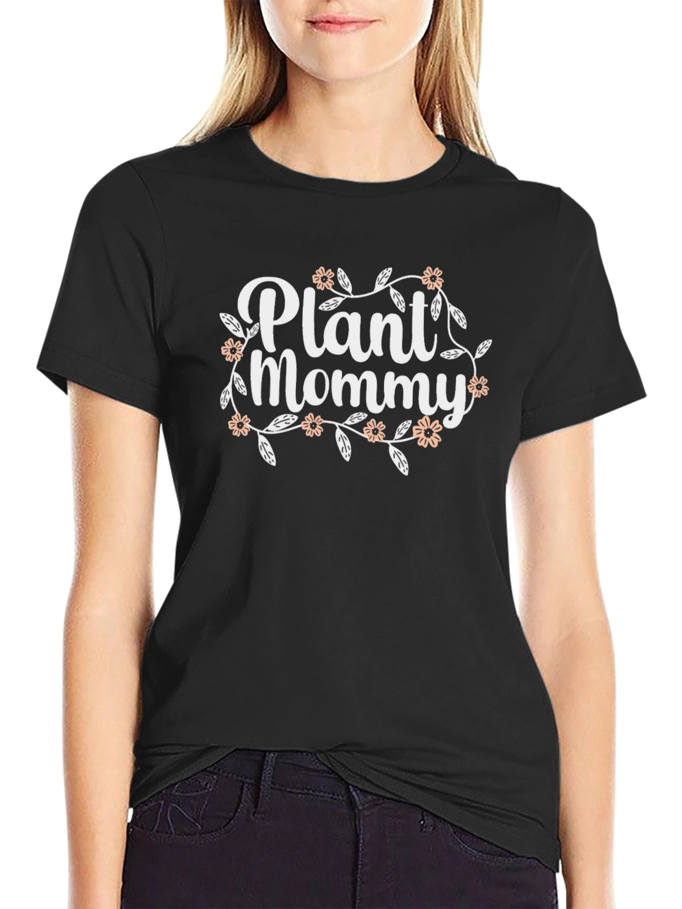 Plant Mommy Graphic Tee - Black