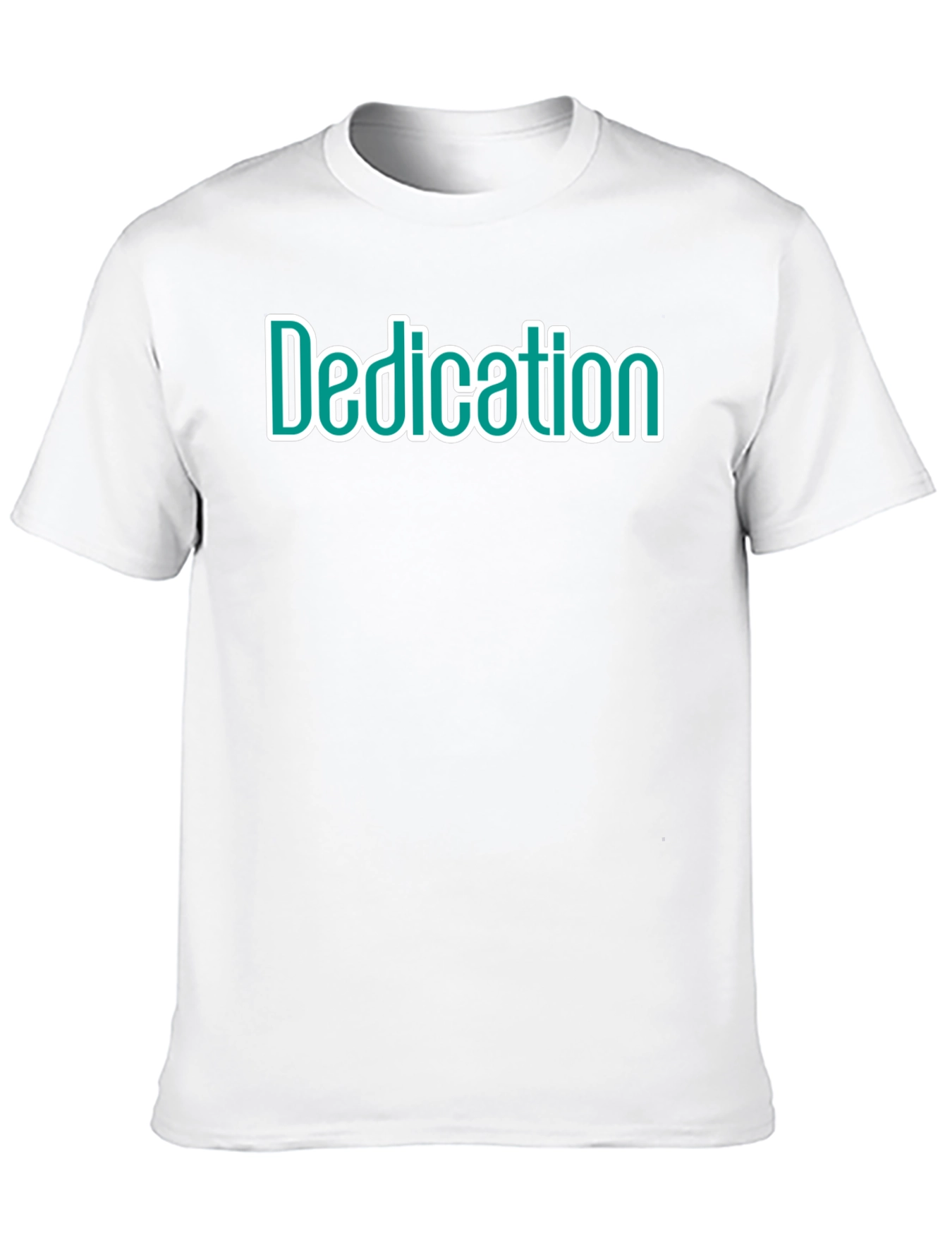 Dedication Graphic Print Crew Neck T-Shirt
