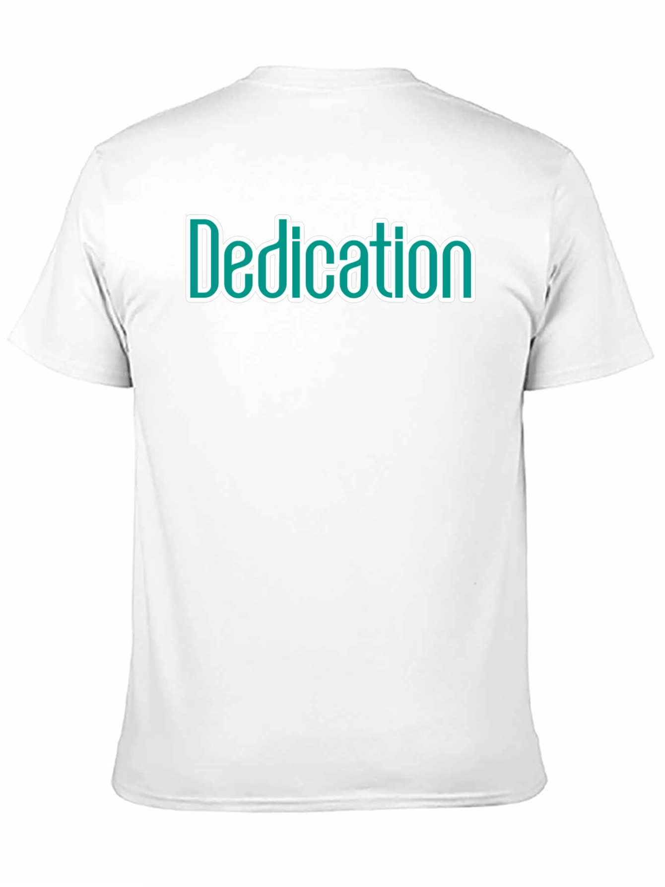 Dedication Graphic Print Crew Neck T-Shirt
