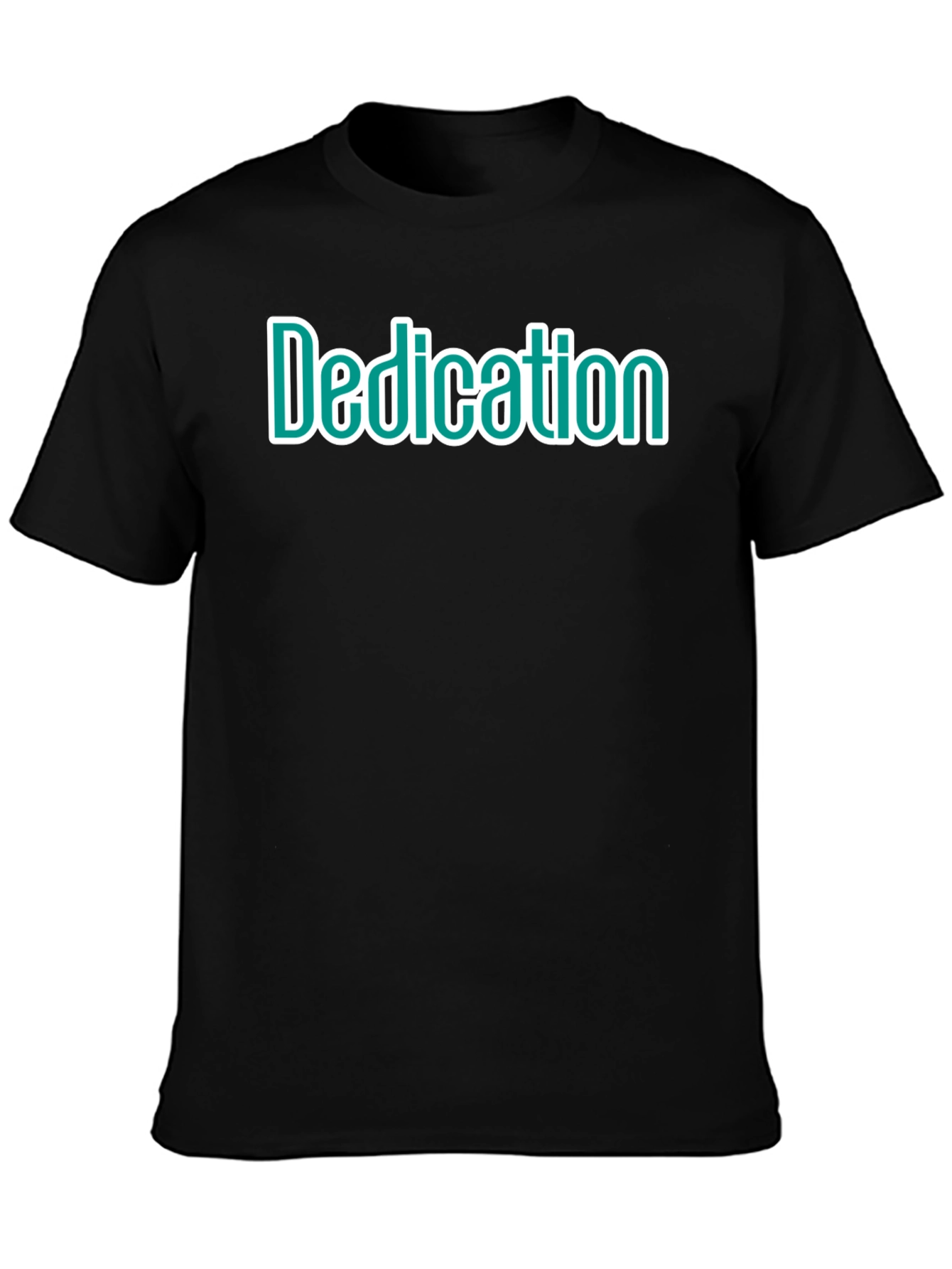 Dedication Graphic Print Crew Neck T-Shirt