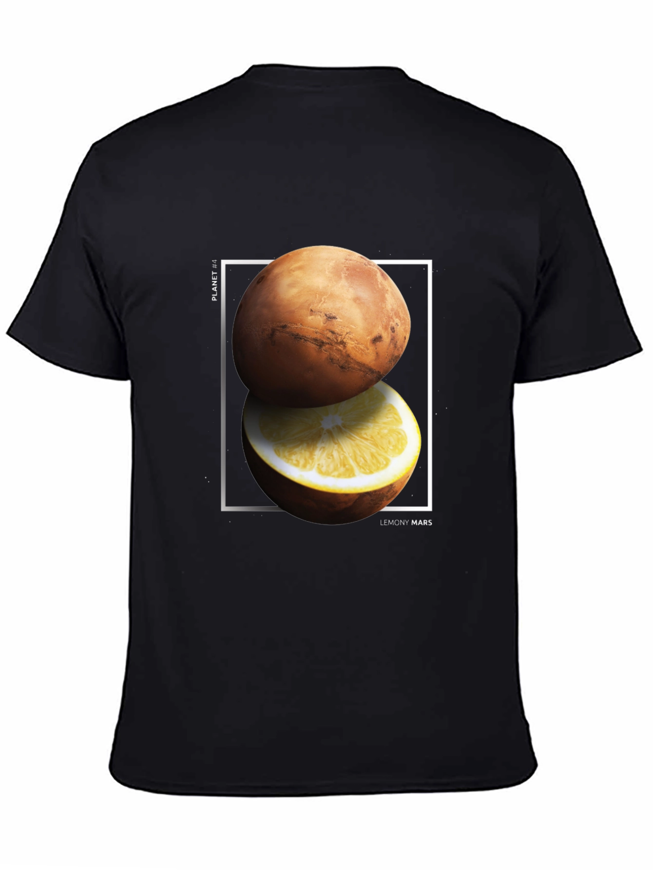 Lemony Mars Graphic Tee - Black T-Shirt