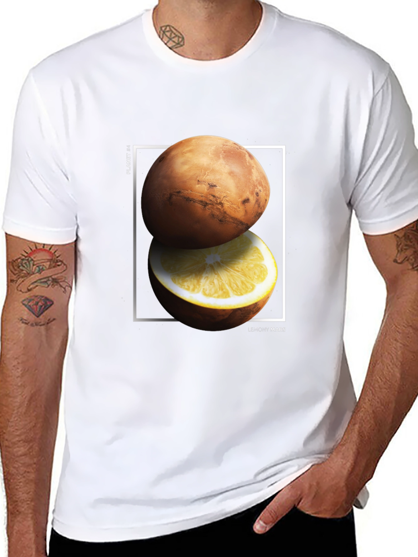Lemony Mars Graphic Tee - Black T-Shirt