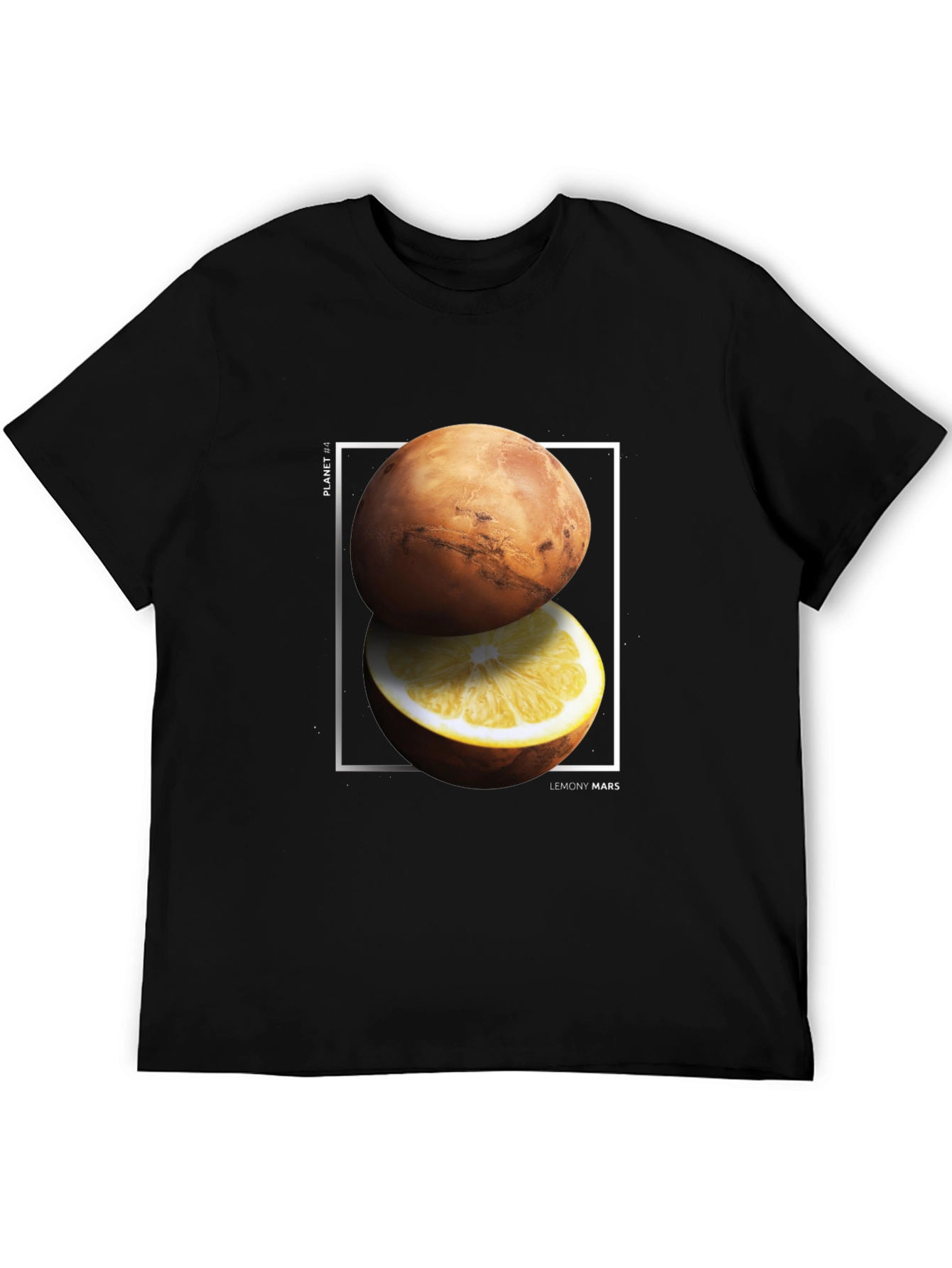 Lemony Mars Graphic Tee - Black T-Shirt