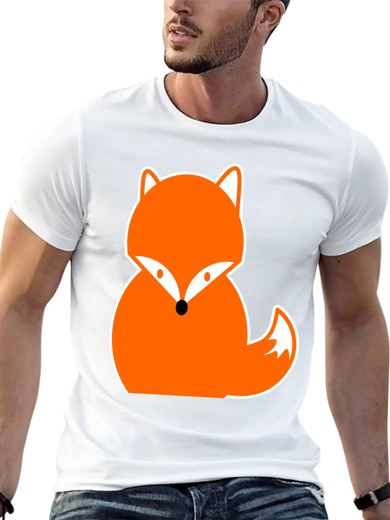 Fun Fox Graphic Tee - Trendy Animal Print T-Shirt