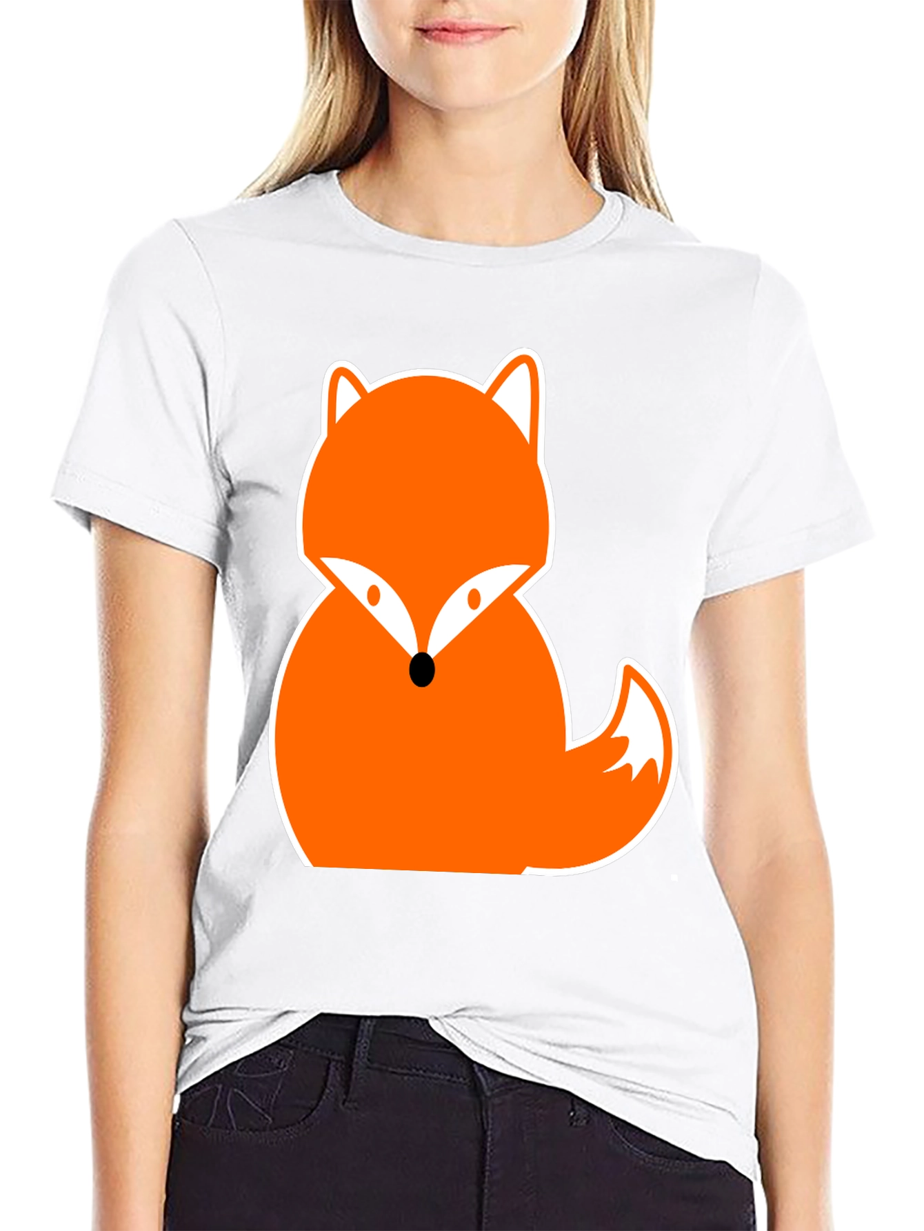 Fun Fox Graphic Tee - Trendy Animal Print T-Shirt