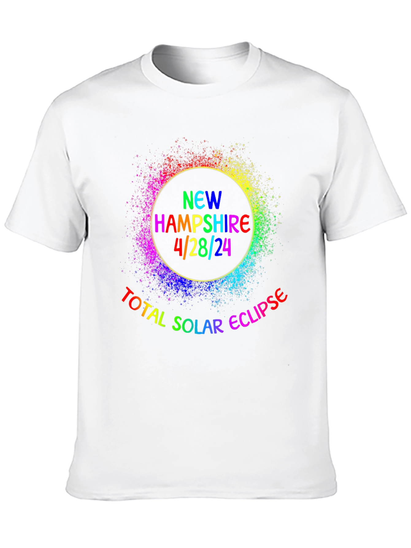 New Hampshire 4/28/24 Total Solar Eclipse T-Shirt