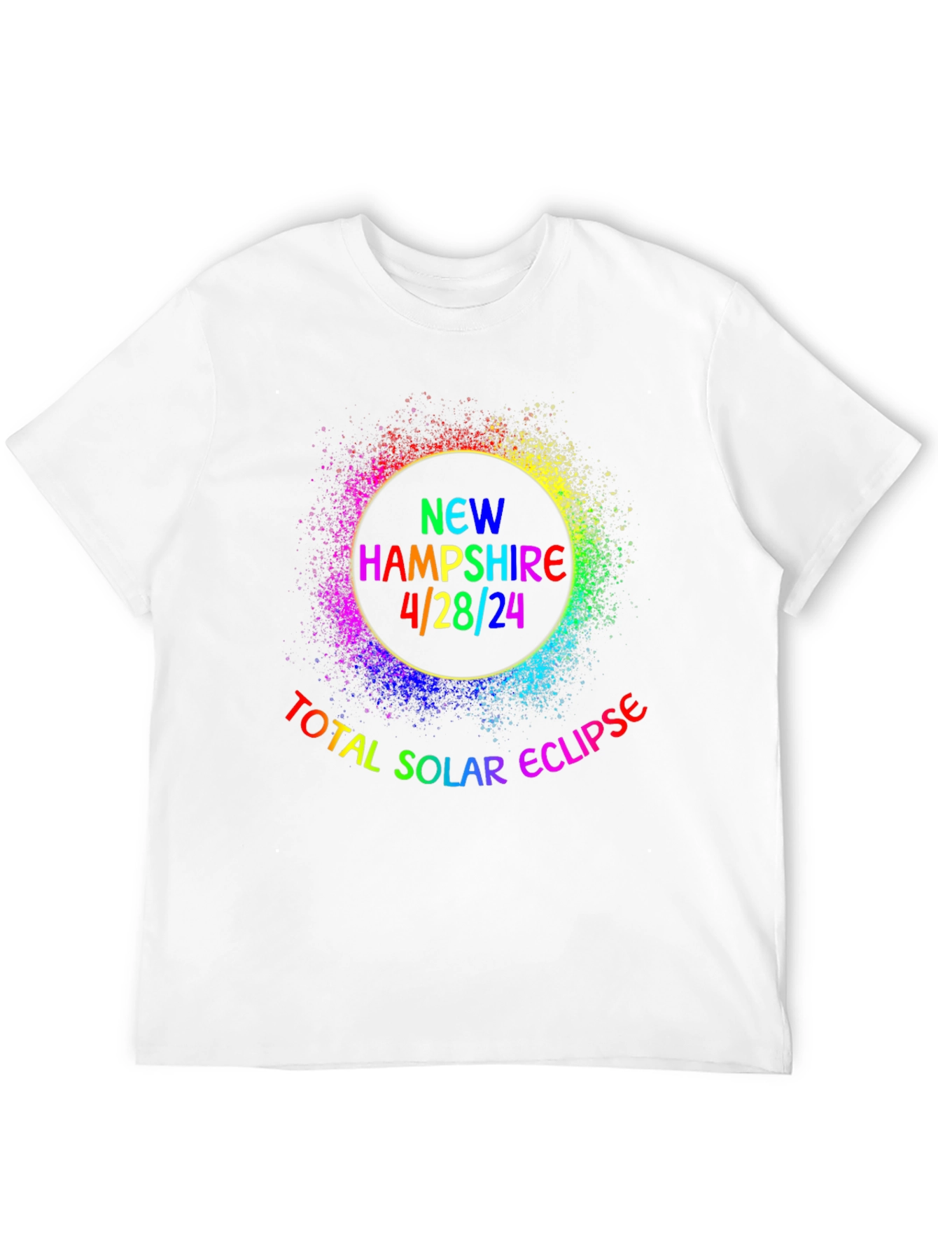 New Hampshire 4/28/24 Total Solar Eclipse T-Shirt