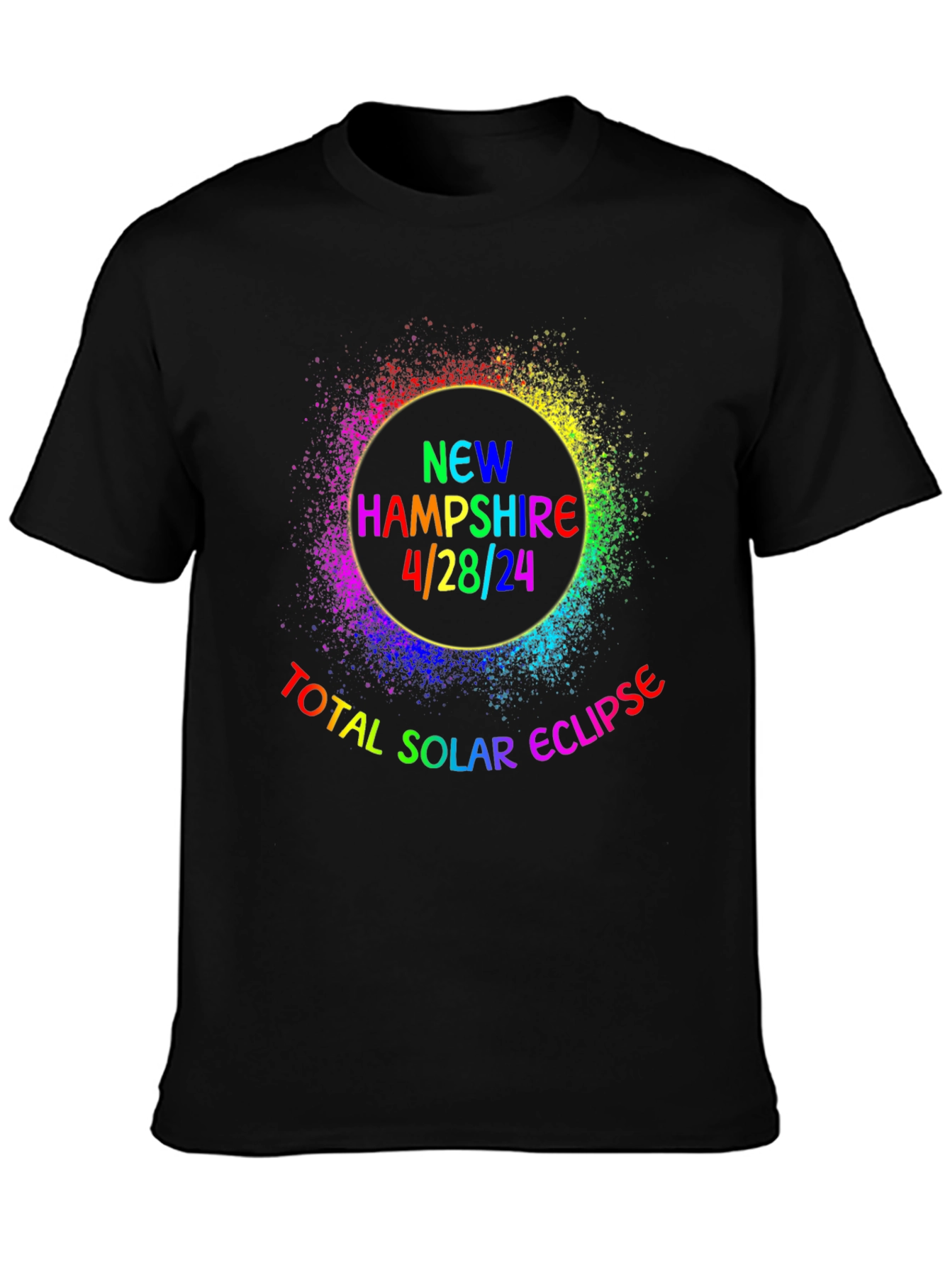New Hampshire 4/28/24 Total Solar Eclipse T-Shirt