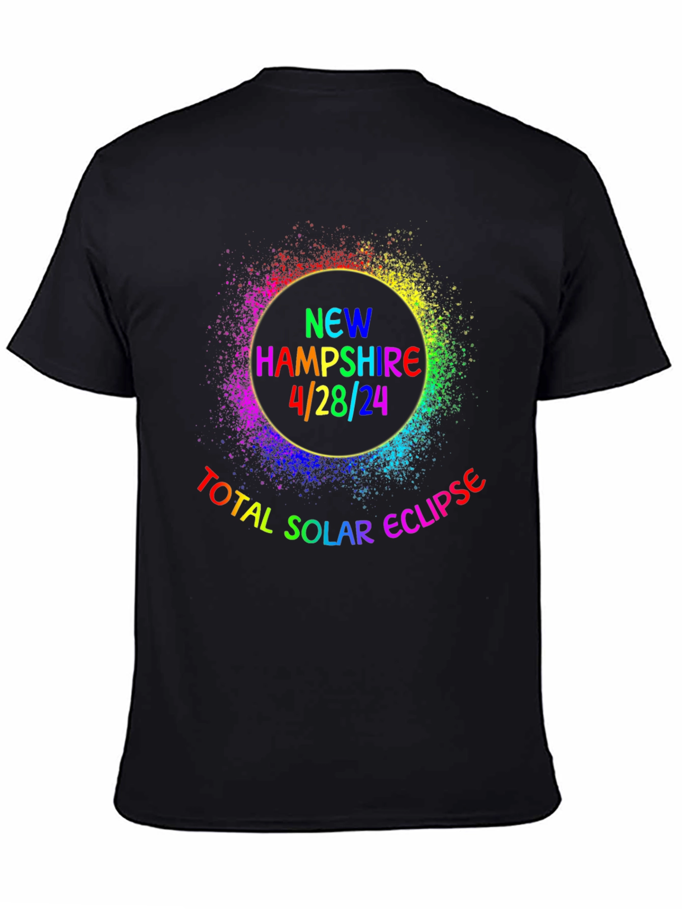 New Hampshire 4/28/24 Total Solar Eclipse T-Shirt