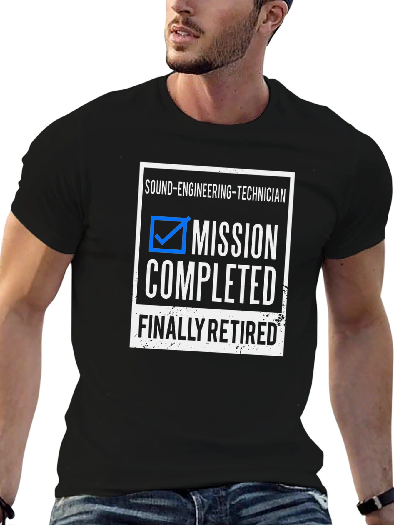 Mission Completed Retired Sound Engineer Technician T-Shirt