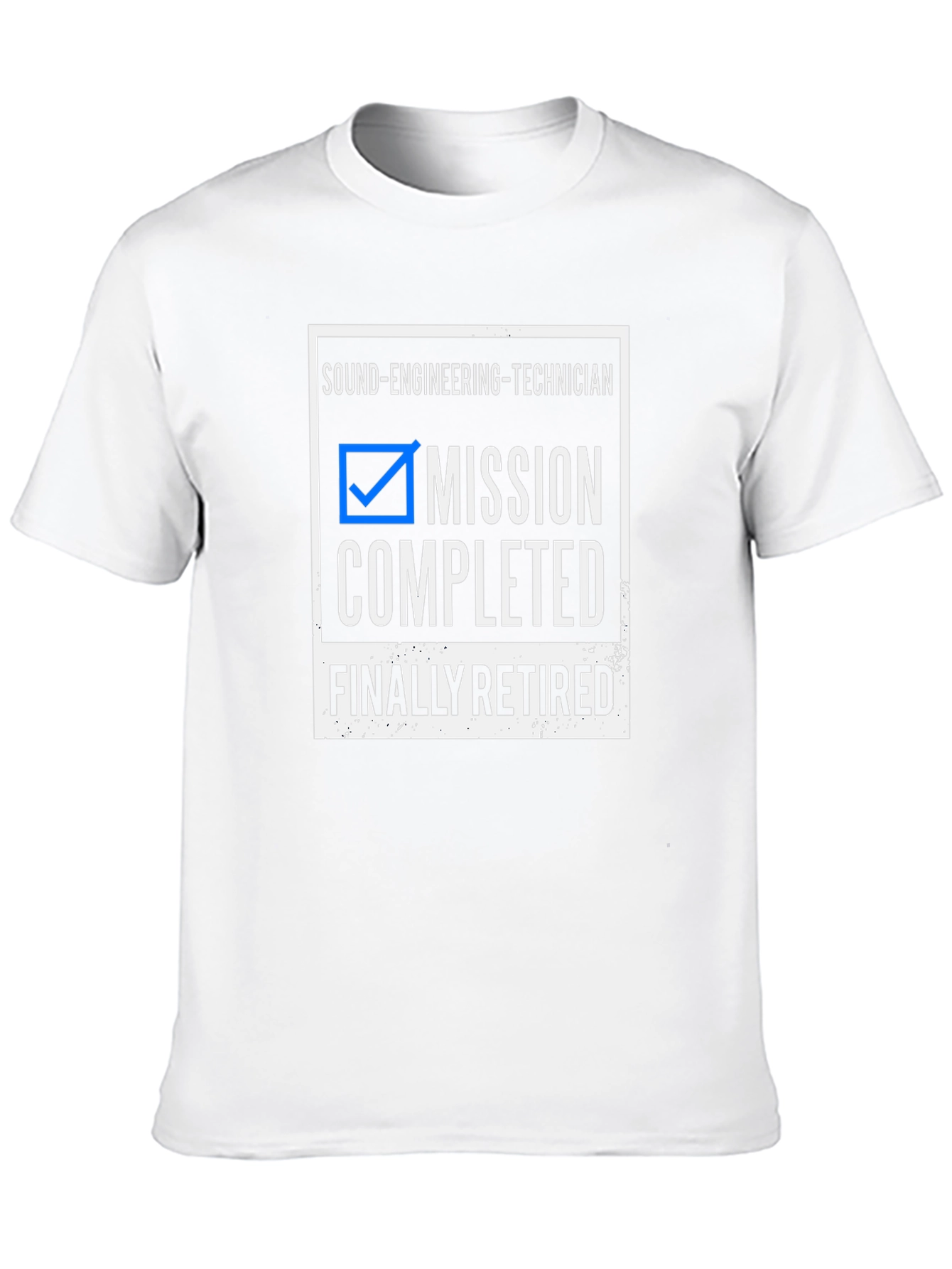 Mission Completed Retired Sound Engineer Technician T-Shirt
