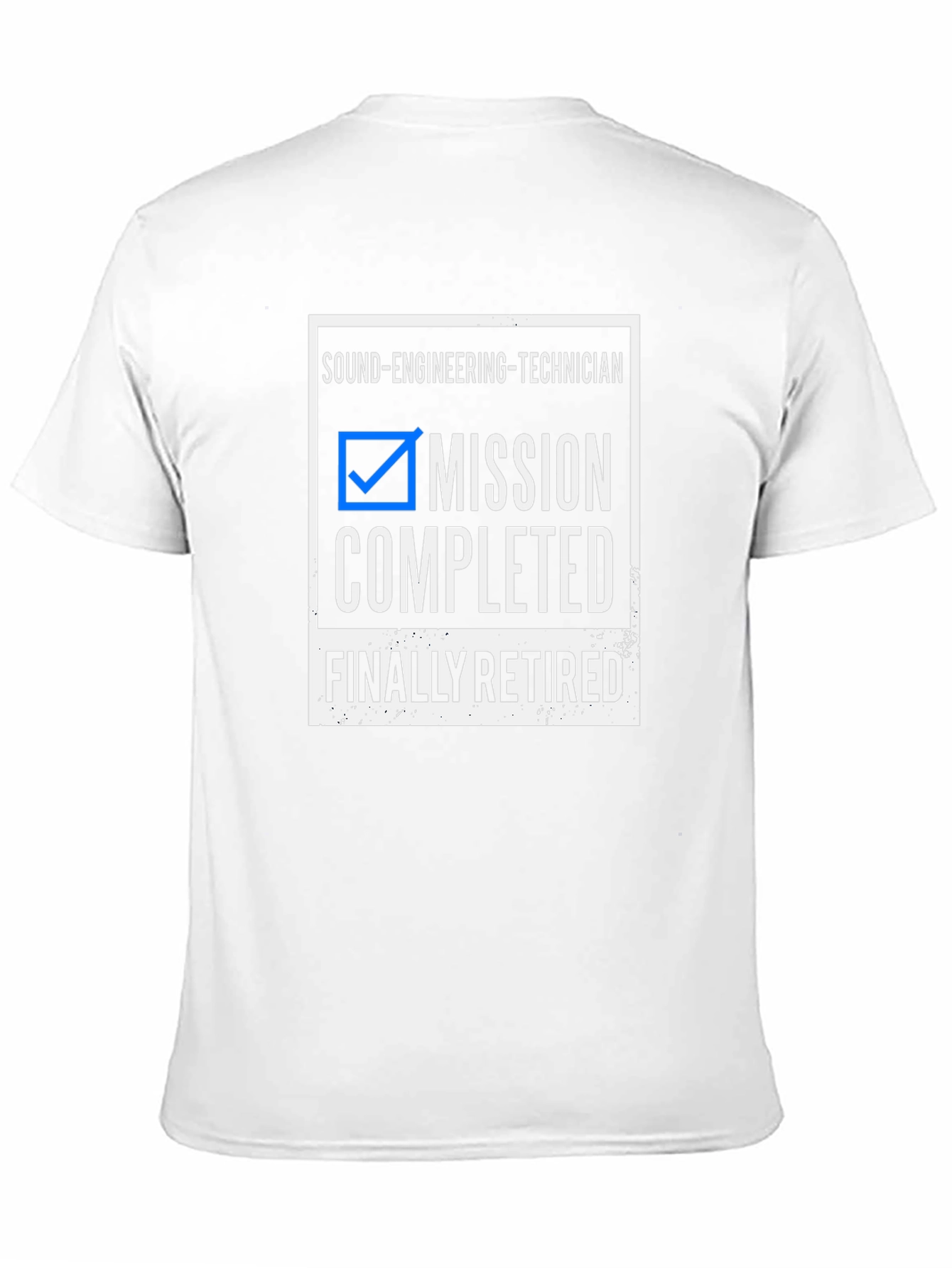 Mission Completed Retired Sound Engineer Technician T-Shirt