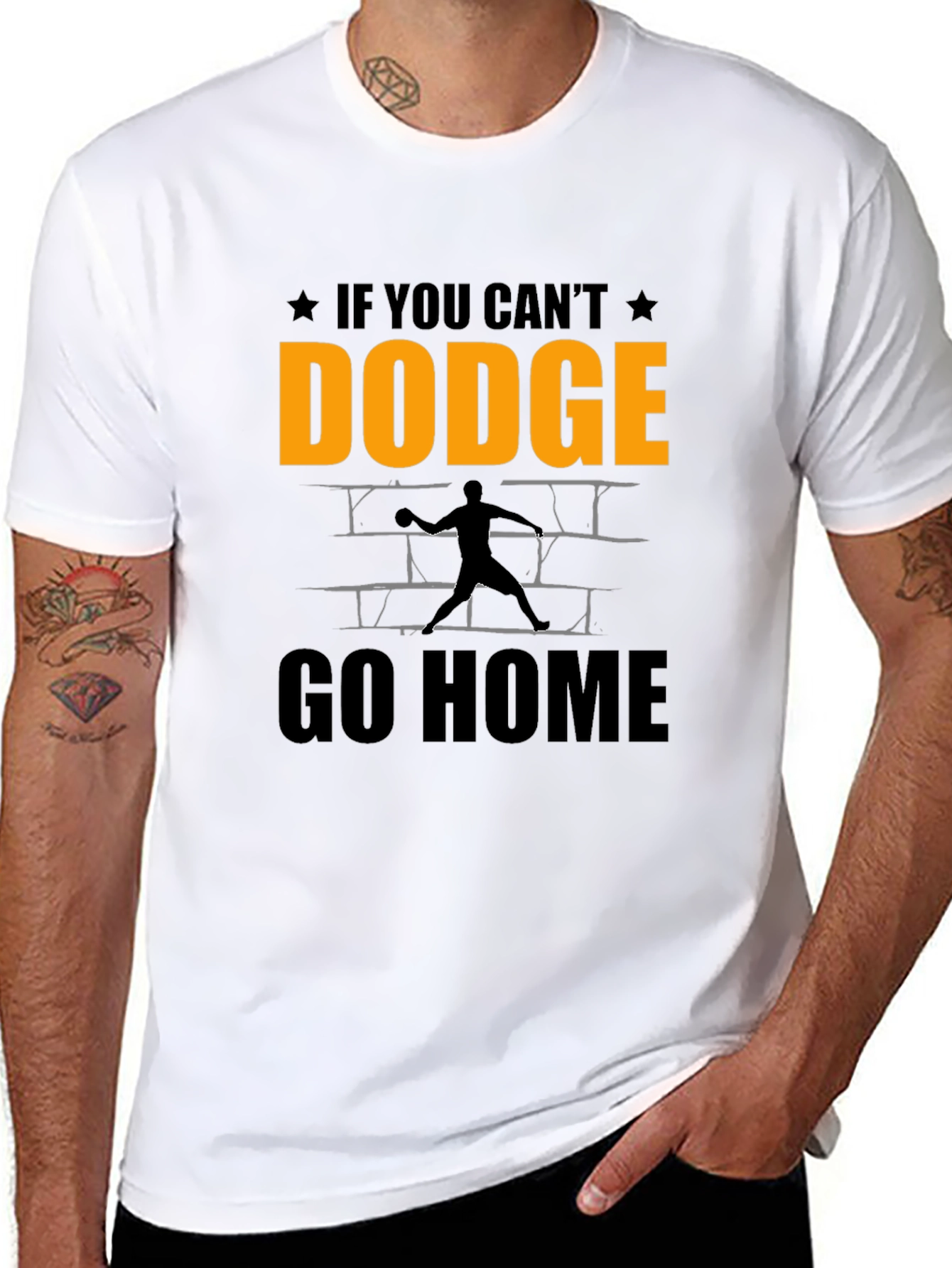 Dodgeball T-Shirt - If You Cant Dodge Go Home!