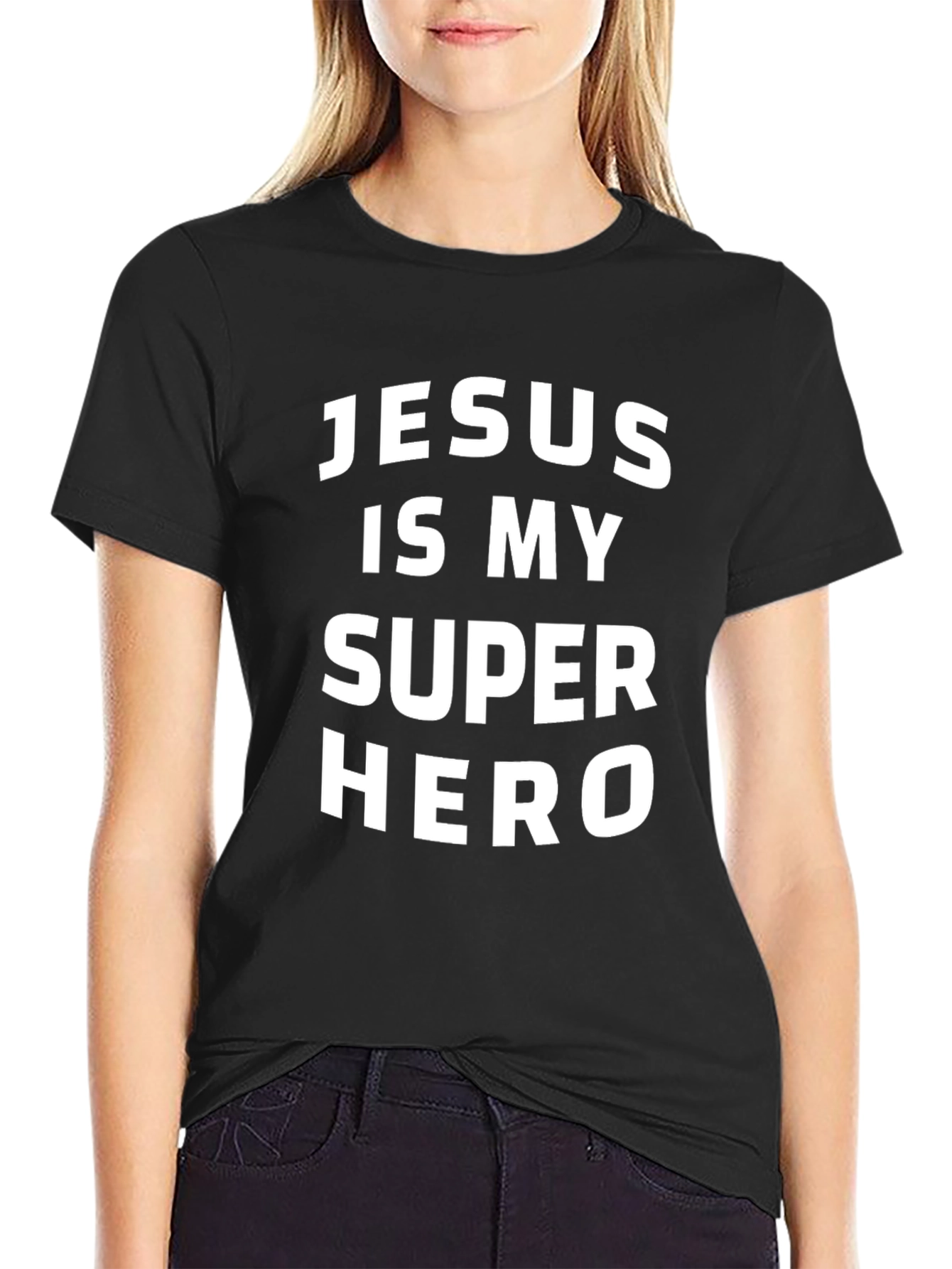 Jesus Is My Superhero Graphic T-Shirt