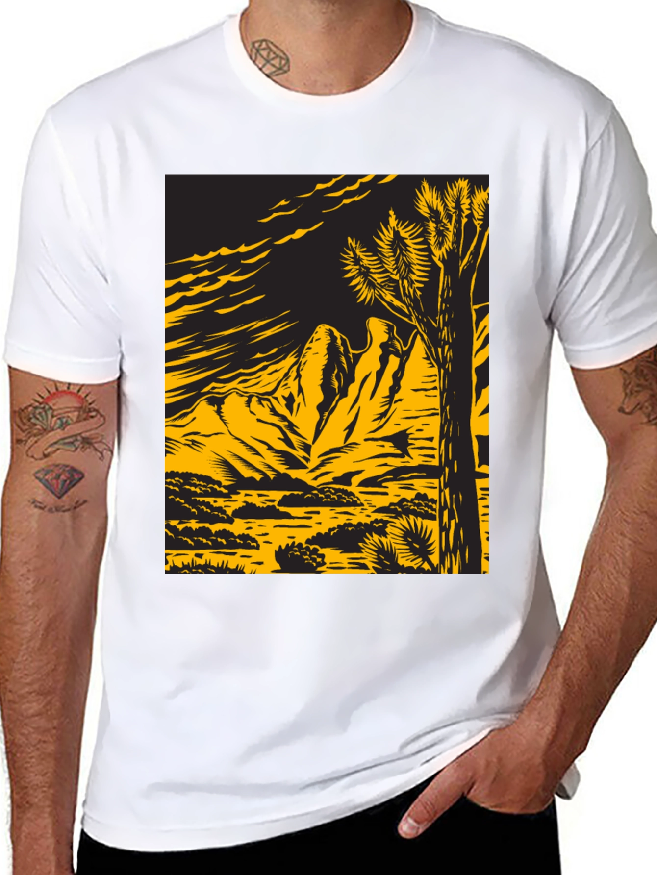 Desert Scene Graphic Tee