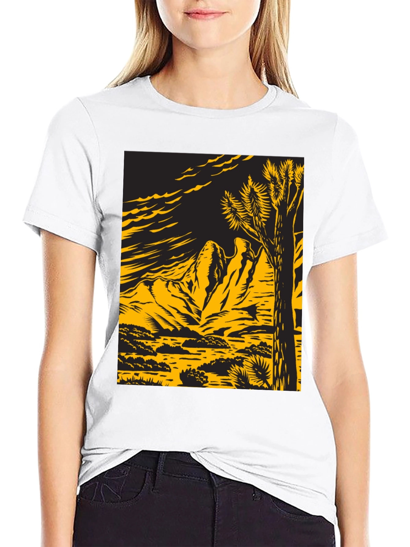 Desert Scene Graphic Tee