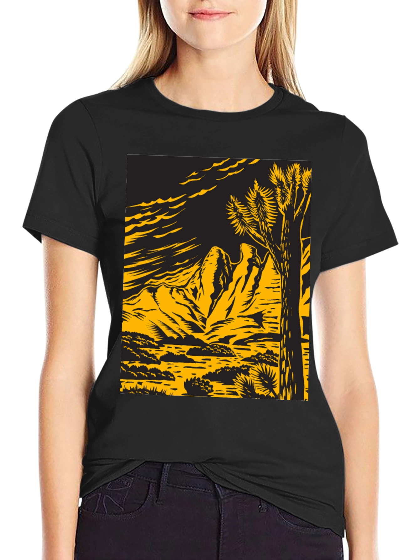 Desert Scene Graphic Tee