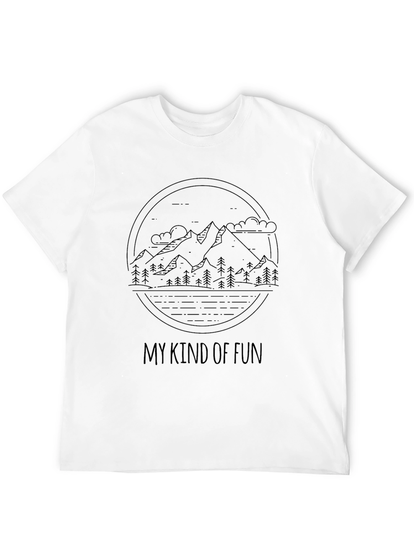 Mountain Scene Graphic Tee - My Kind of Fun