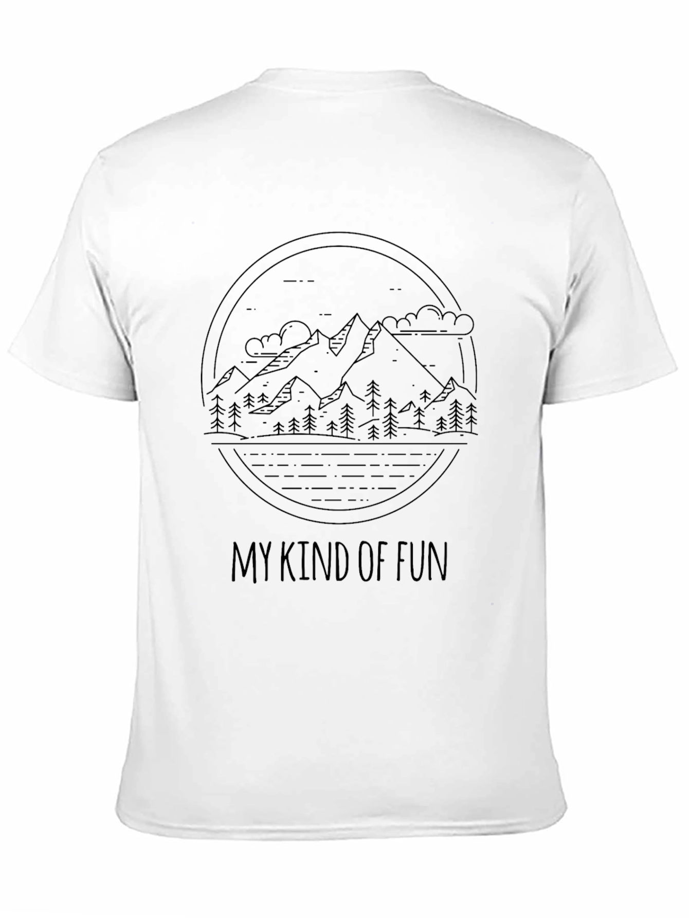 Mountain Scene Graphic Tee - My Kind of Fun