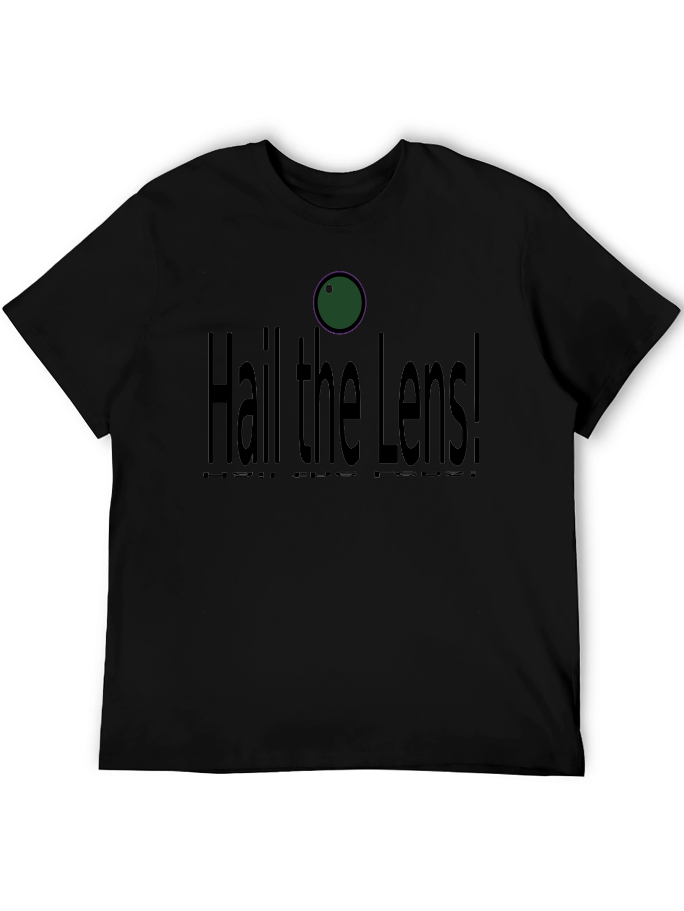 Hail the Lens! Graphic Tee - Black