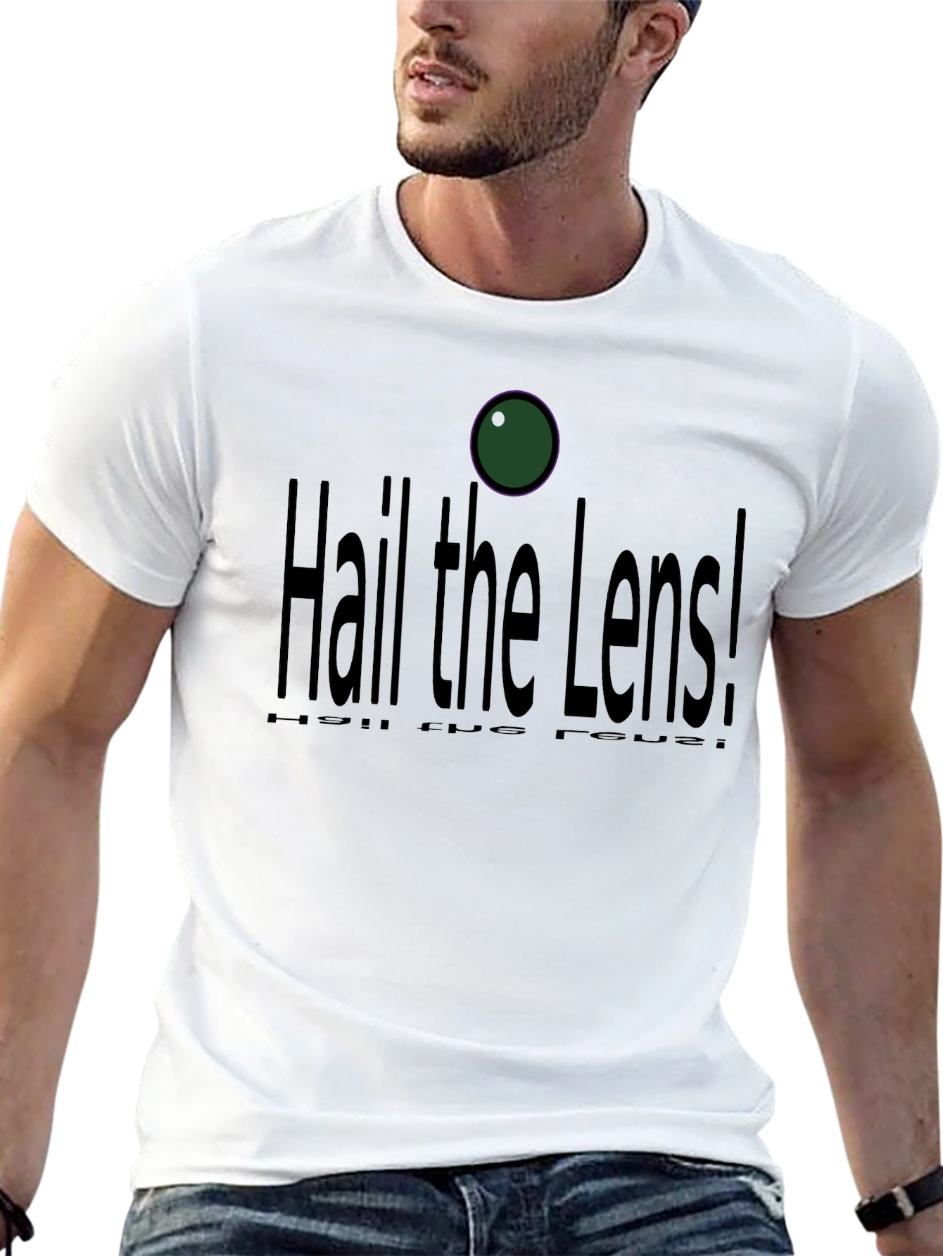 Hail the Lens! Graphic Tee - Black