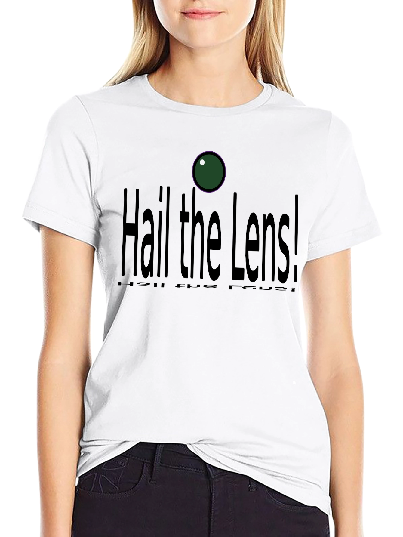 Hail the Lens! Graphic Tee - Black