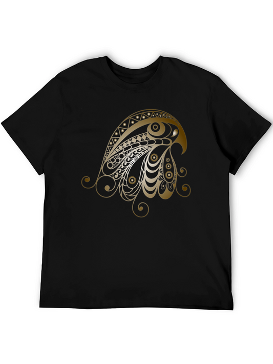 Eagle Art T-Shirt - Black Graphic Tee