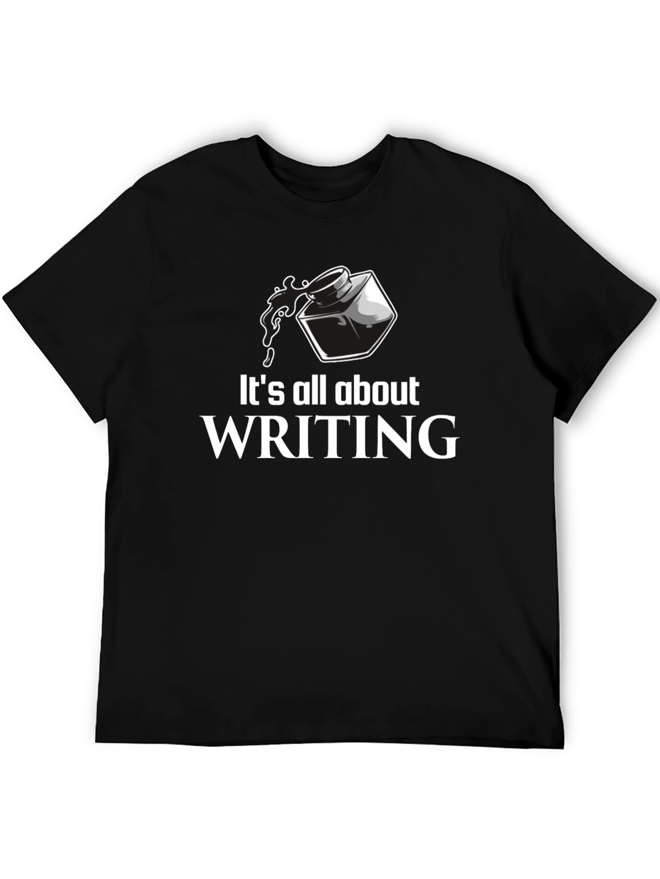 Writing T-Shirt - Ink Bottle Writers Tee