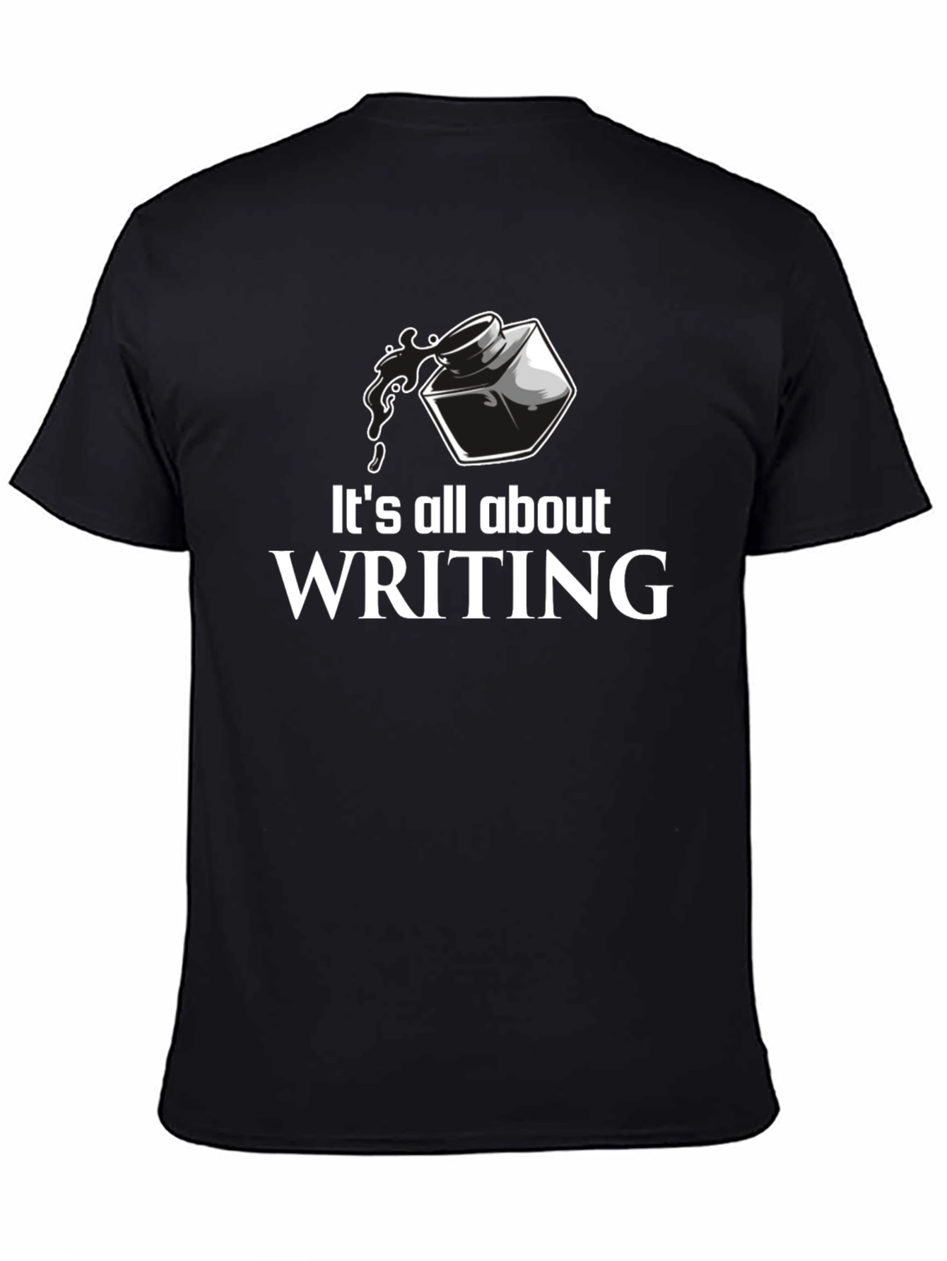 Writing T-Shirt - Ink Bottle Writers Tee