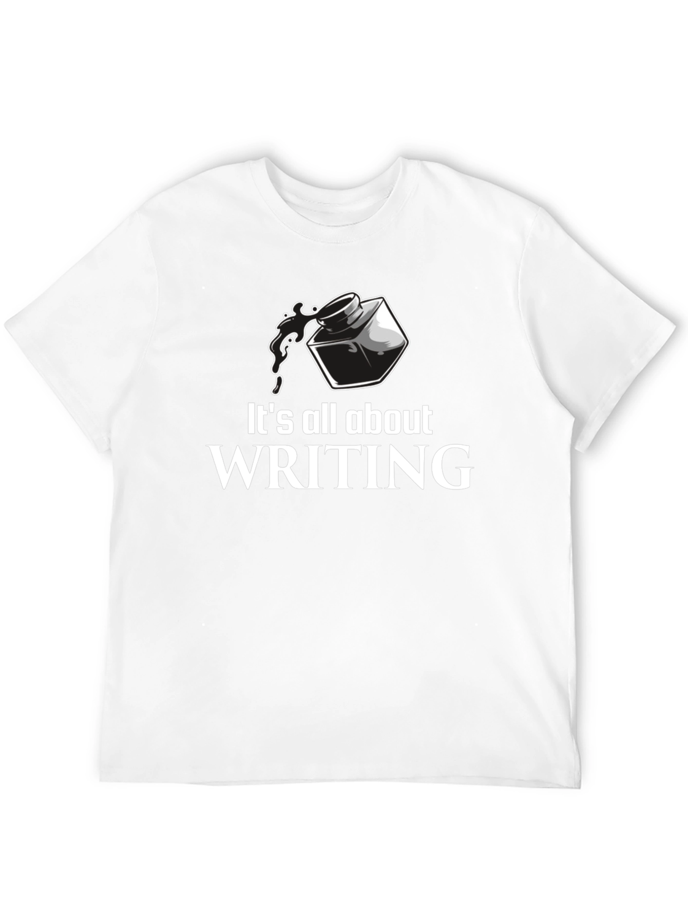 Writing T-Shirt - Ink Bottle Writers Tee