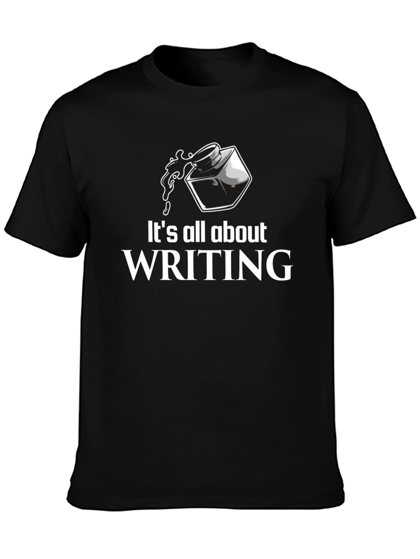 Writing T-Shirt - Ink Bottle Writers Tee