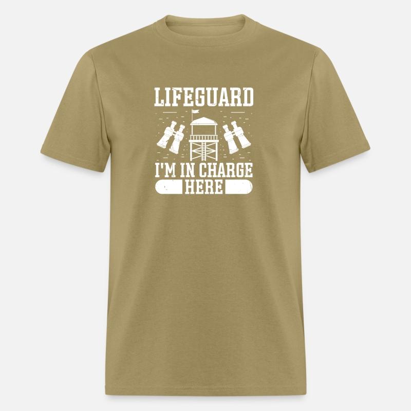 Lifeguard in charge here swimming pool guard