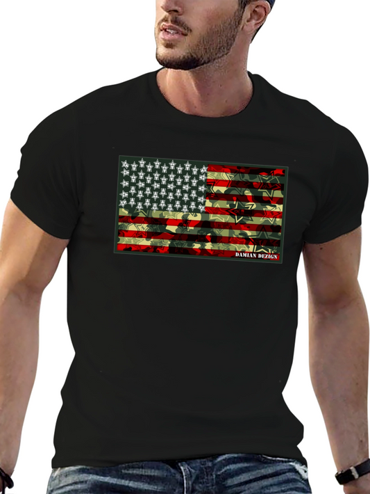 American Flag Camo T-Shirt