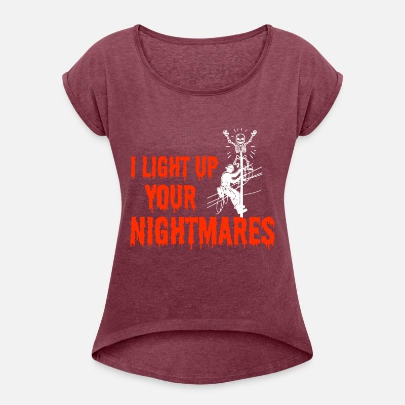 Lineman Halloween Nightmare Spooky Electric Design