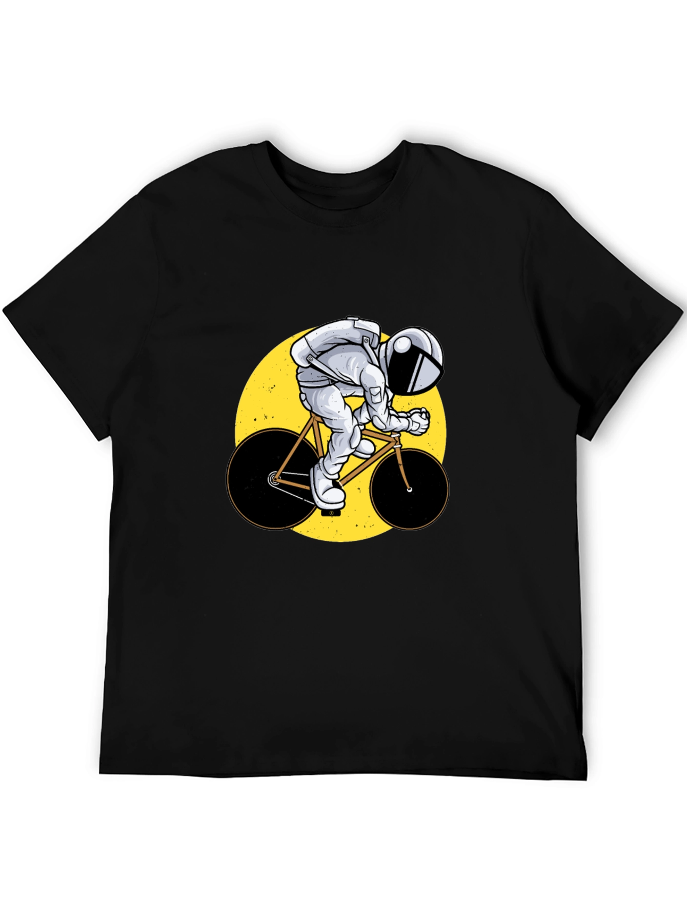 Astronaut Cyclist Graphic T-Shirt
