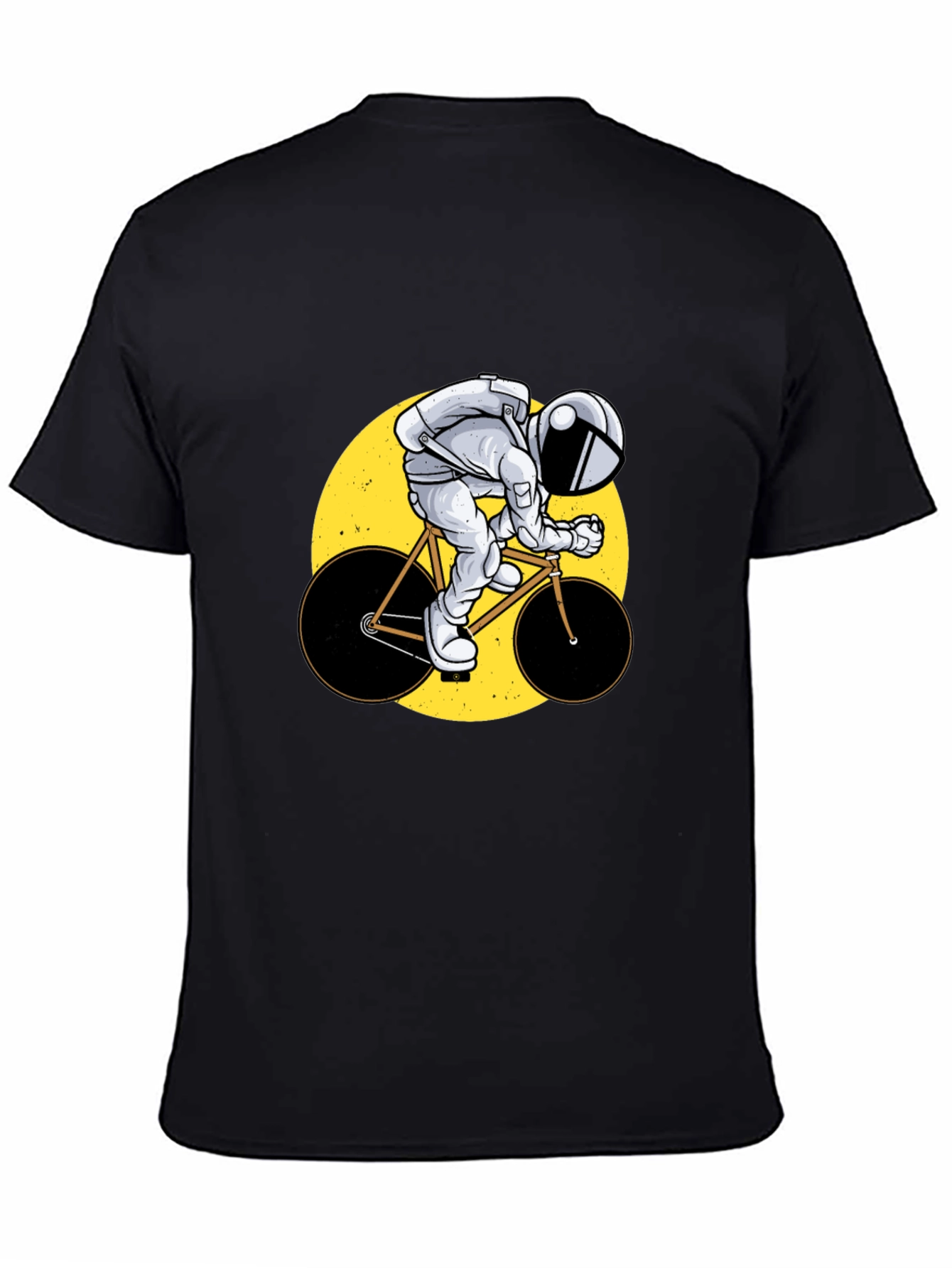Astronaut Cyclist Graphic T-Shirt