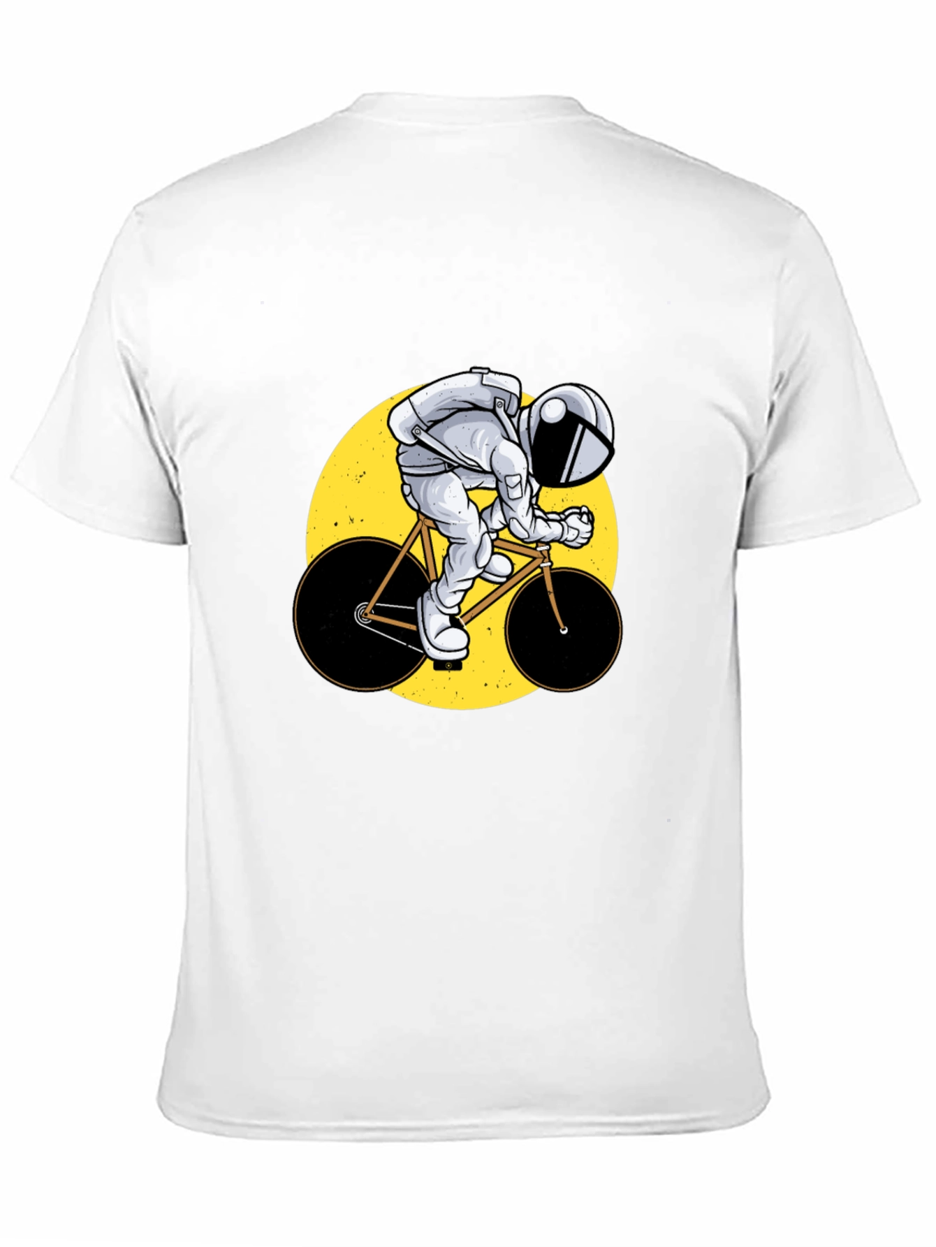 Astronaut Cyclist Graphic T-Shirt