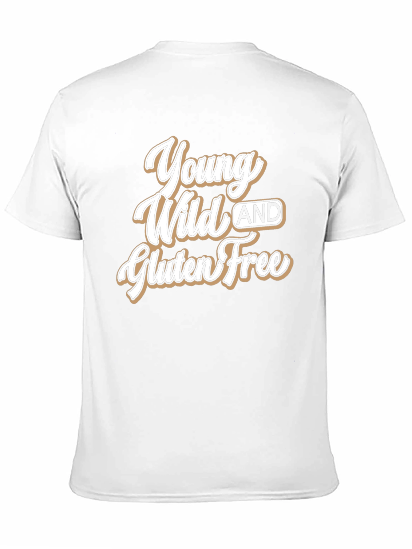 Young Wild and Gluten Free Black T-Shirt