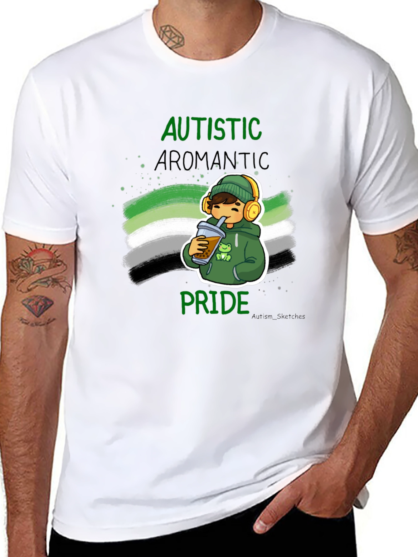 Autistic Aromantic Pride T-Shirt